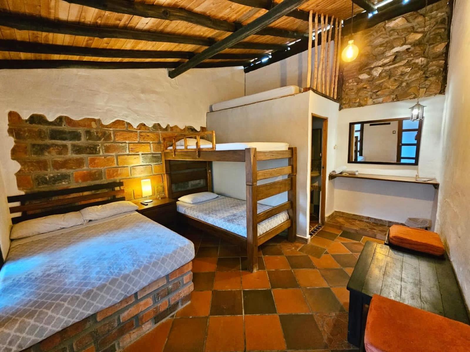 Cabanas Y Hostal Bonanza Mesa De Los Santos لوس سانتوس المظهر الخارجي الصورة