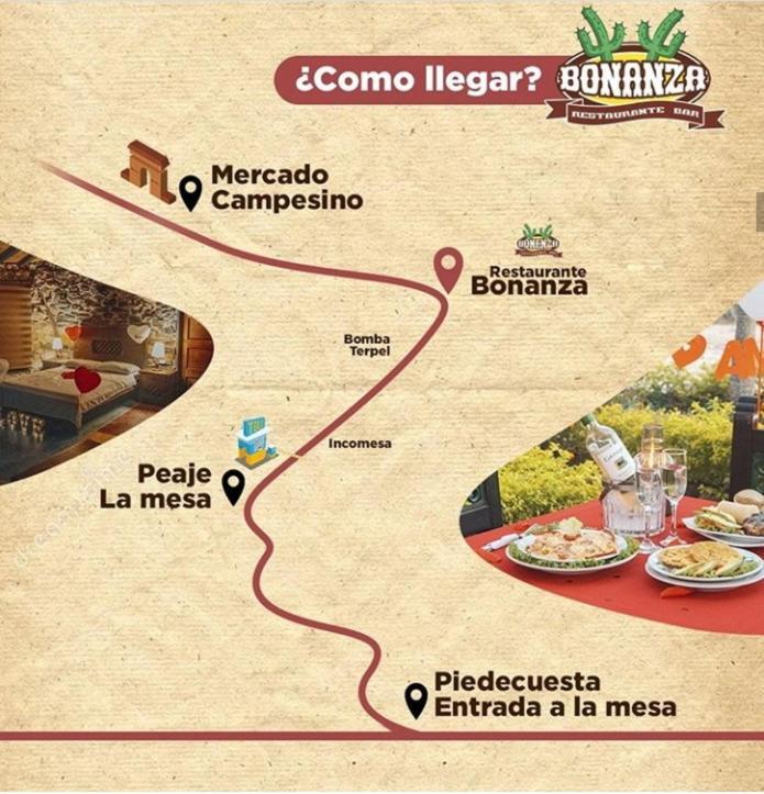 Cabanas Y Hostal Bonanza Mesa De Los Santos لوس سانتوس المظهر الخارجي الصورة